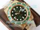 ROF Yellow Gold Rolex GMT Master II Watch Green Dial Sapphire Bezel Watch 40MM (4)_th.jpg